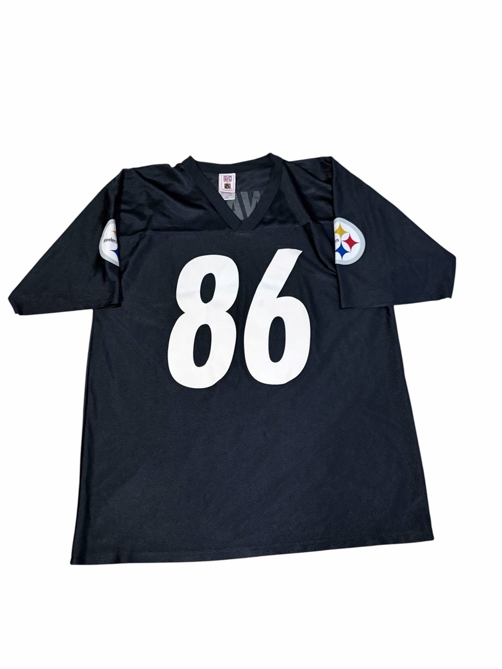 VTG NFL Pittsburgh Steelers Hines Ward Football Jersey Mens Large Black #86